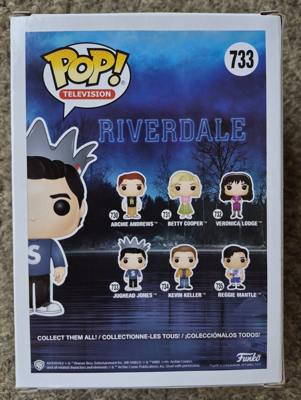 Funko Pop Vinyl Figure - Riverdale, Jughead Jones - Television Edition (#733) - Picture 4 of 5